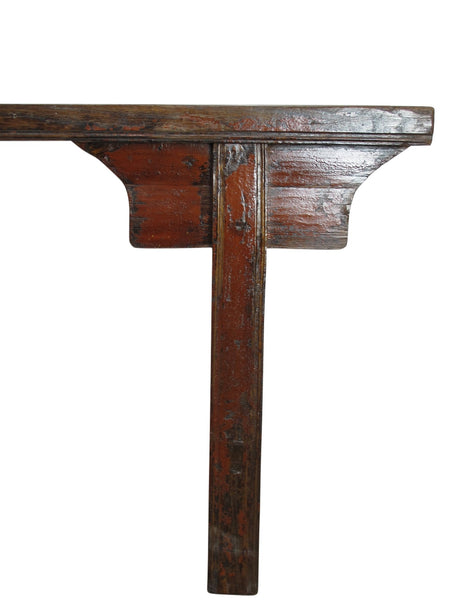 Hebei 8 ft Long Antique Countryside Console Table - Dyag East