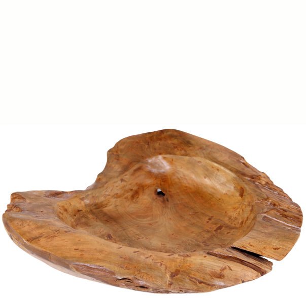 Large 22" to 25" D Teak Bowl 6 - Dyag East