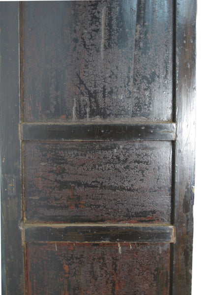 Large 84" Inch Tall Black Chinese Antique Cabinet - Dyag East