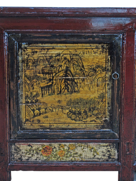 Later 19 Century 95" Long Mongolia Sideboard - Dyag East