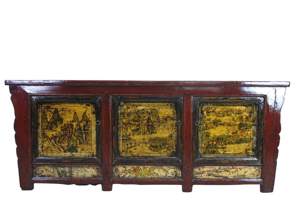 Later 19 Century 95" Long Mongolia Sideboard - Dyag East