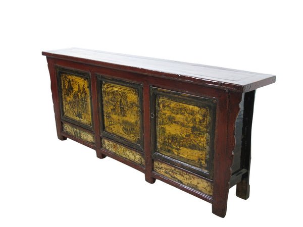 Later 19 Century 95" Long Mongolia Sideboard - Dyag East