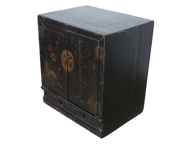 Mid 19 Century Hand Painted Antique Chinese Cabinet - Dyag East