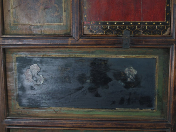Mid 19th Century Hand Painted Room Divider - Set of 6 - Dyag East