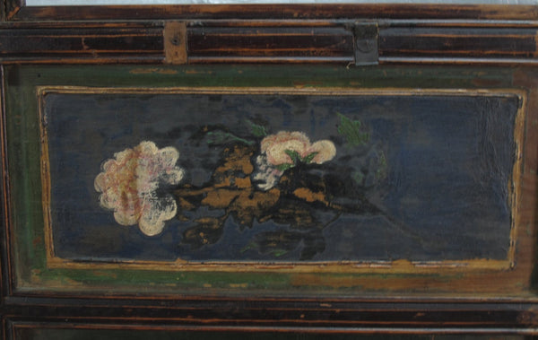 Mid 19th Century Hand Painted Room Divider - Set of 6 - Dyag East