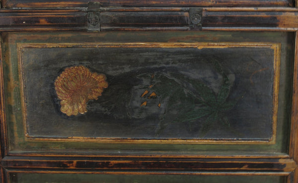 Mid 19th Century Hand Painted Room Divider - Set of 6 - Dyag East