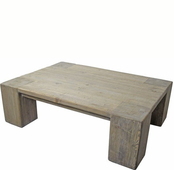 Modern Rustic Coffee Table, 69.7"W, 37.4"D, 17.7"H - Dyag East