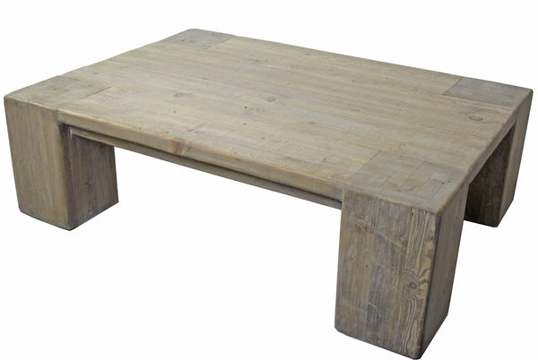 Modern Rustic Coffee Table, 69.7"W, 37.4"D, 17.7"H - Dyag East