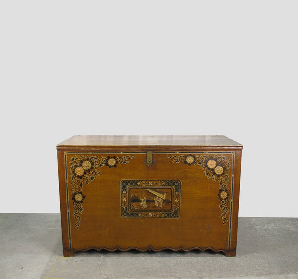 Mongolia Antique Trunk Cabinet - Dyag East