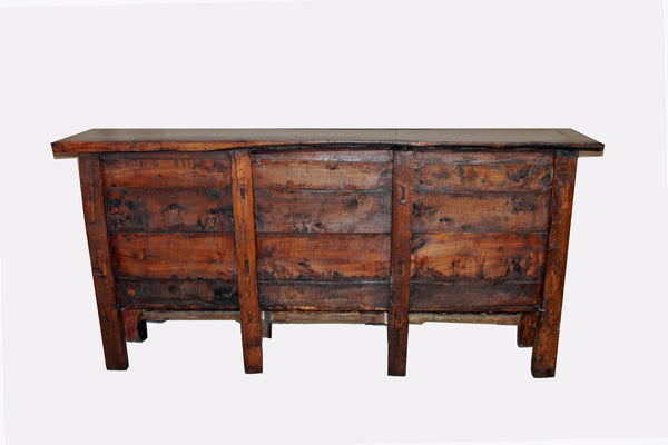 Mongolia Sideboard with Hand Painted Mountains Doors - Dyag East