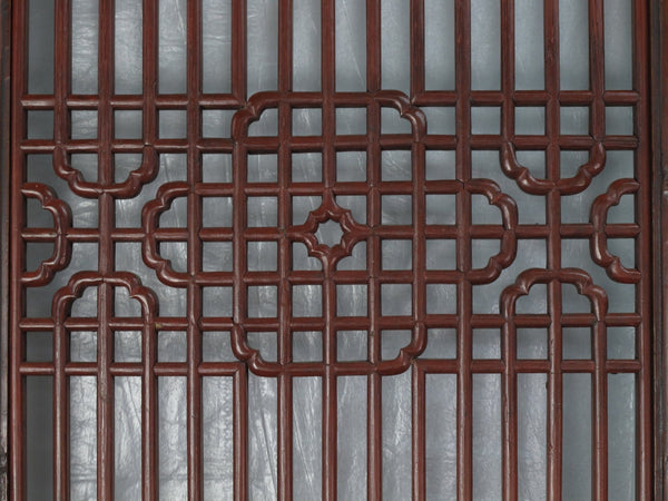 Monumental 11 Feet Tall Antique Chinese Screen Panel Door – Set of 6 - Dyag East