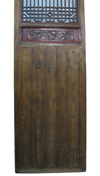 Monumental 11 Feet Tall Antique Chinese Screen Panel Door – Set of 6 - Dyag East