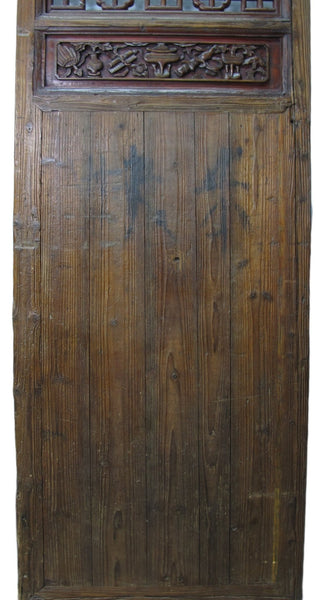 Monumental 11 Feet Tall Antique Chinese Screen Panel Door – Set of 6 - Dyag East