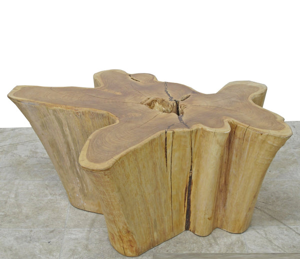 Nature Wood Color Organic Teak Root Accent or Coffee Table 47 - Dyag East