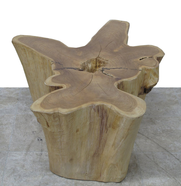 Nature Wood Color Organic Teak Root Accent or Coffee Table 47 - Dyag East