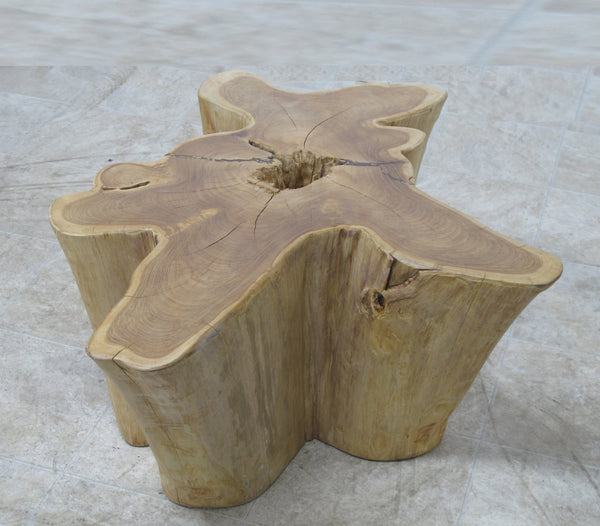 Nature Wood Color Organic Teak Root Accent or Coffee Table 47 - Dyag East