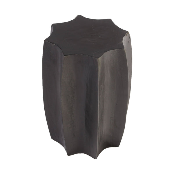 Octagon Black Accent or Side Table or Stool of Stool - Dyag East