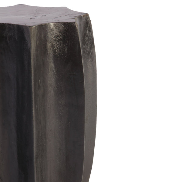 Octagon Black Accent or Side Table or Stool of Stool - Dyag East