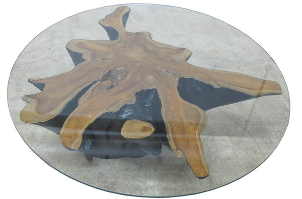 Organic Star Teak Root Coffee Table or Accent Table 59 - Dyag East