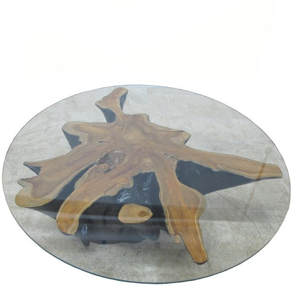 Organic Star Teak Root Coffee Table or Accent Table 59 - Dyag East