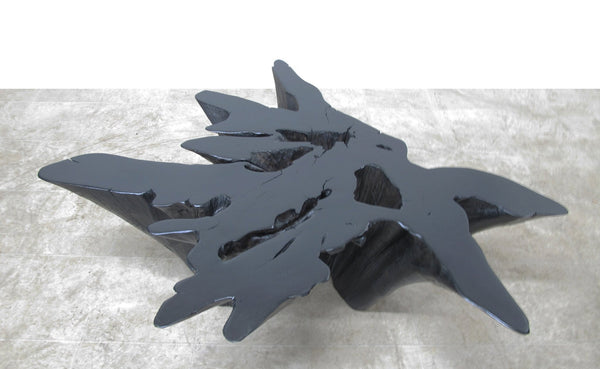 Organic Teak Root Coffee Table in Ebony 46 - Dyag East