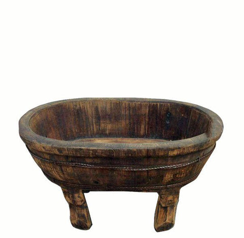 Oval Wood Barrel Basin - Dyag East