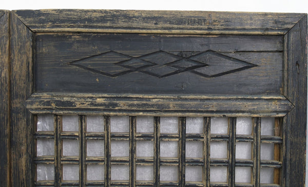 Pair of Vintage Chinese Latticed Screen Panel 3 - Dyag East