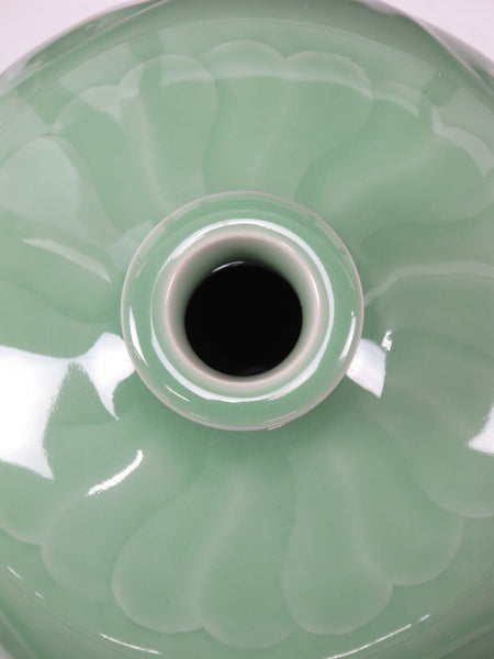 Celadon Hongmei Porcelain Vase - Dyag East