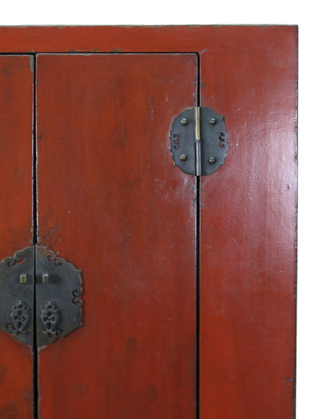 Red Chinese Antique Cabinet - Dyag East