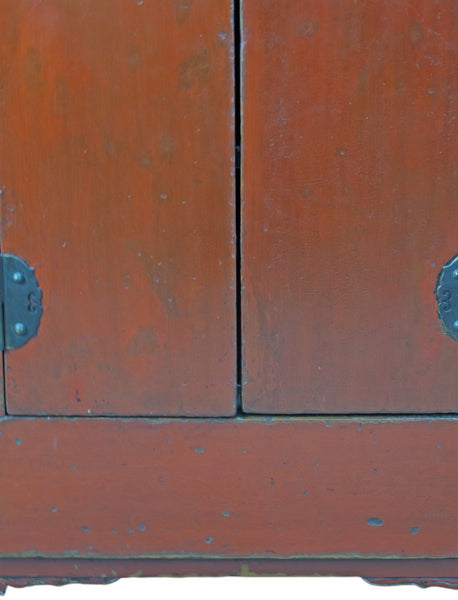Red Chinese Antique Cabinet - Dyag East