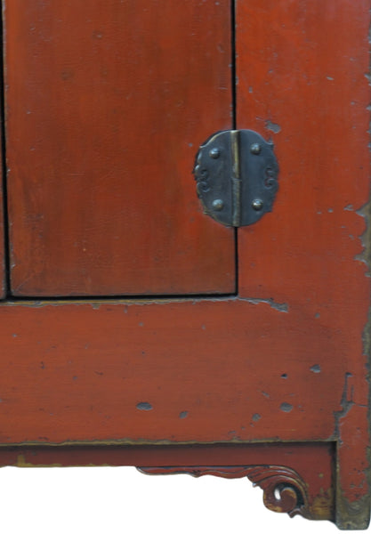 Red Chinese Antique Cabinet - Dyag East