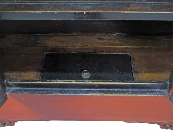 Red Chinese Antique Cabinet - Dyag East