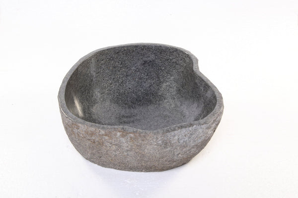 Round Free Form River Stone Vessel 2 - Dyag East