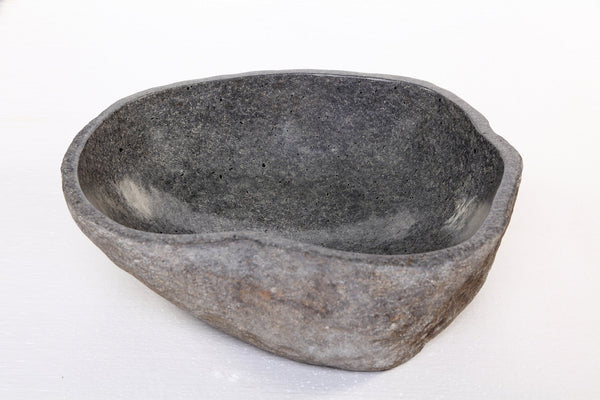 Round Free Form River Stone Vessel 6 - Dyag East