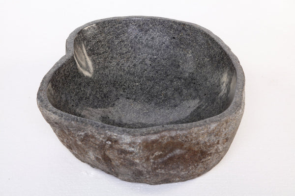 Round Free Form River Stone Vessel 6 - Dyag East