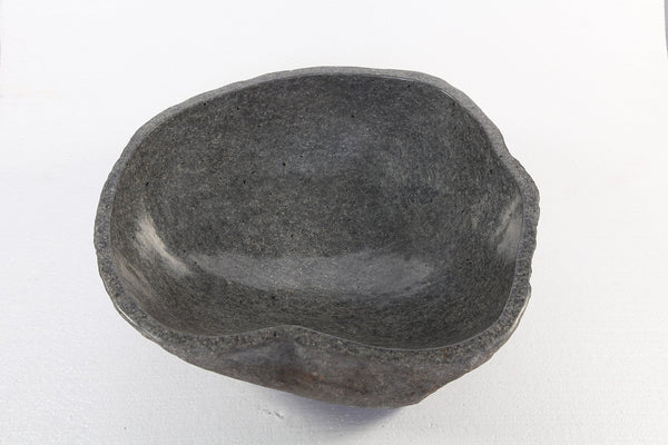 Round Free Form River Stone Vessel 6 - Dyag East