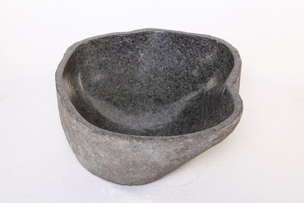 Round Free Form River Stone Vessel 6 - Dyag East