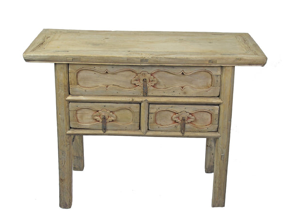 Rustic Asian Dressers with Decorative Carved Drawer Fronts 3 & 4 - Dyag East