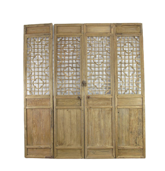 Set of 4 Antique Farmer Screen Door Panels - Dyag East