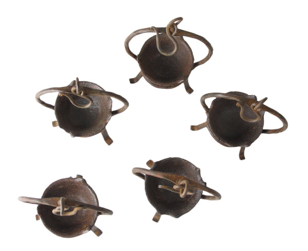 Set of 5 Vintage Oil Burner or Candle Holder - Dyag East