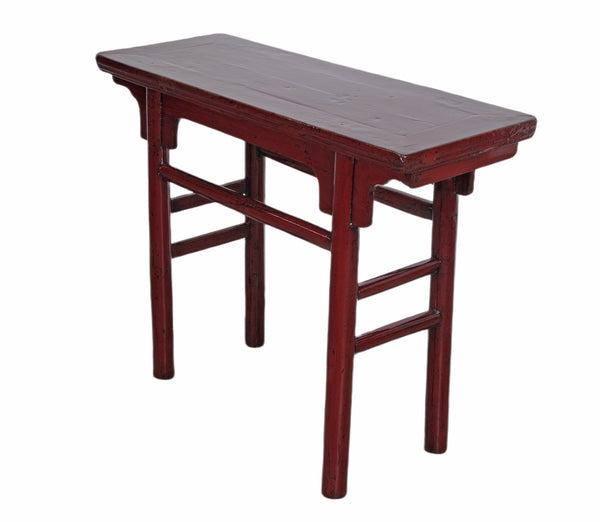 Small Red Vintage Stairway Table - Dyag East
