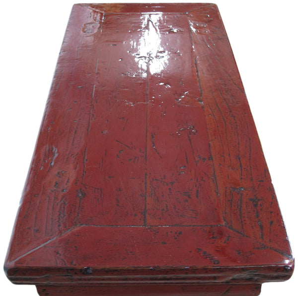 Small Red Vintage Stairway Table - Dyag East