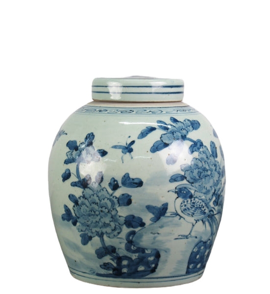Soft Blue Jar w/lid - Dyag East