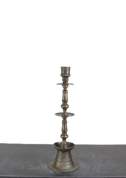 Solid Turkish Brass Candle Holder - Dyag East