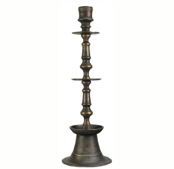 Solid Turkish Brass Candle Holder - Dyag East