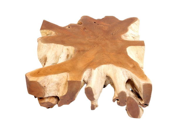 Square 36" Inch Organic Teak Root Coffee Table 52 - Dyag East