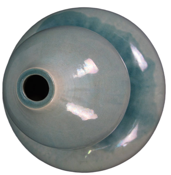 Turquoise Bottle Gourd Vase - Dyag East