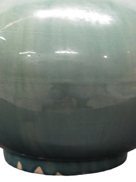 Turquoise Long Neck Vase - Dyag East