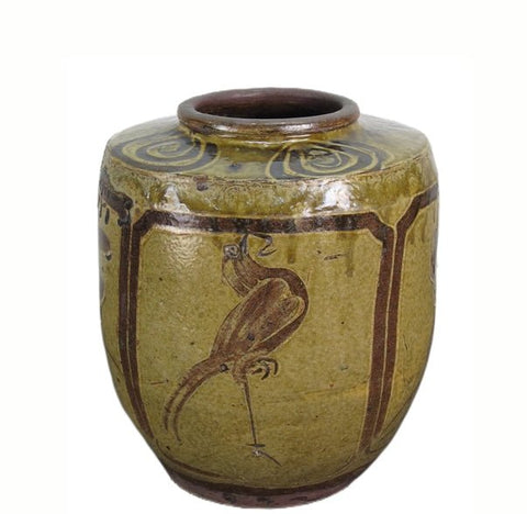 Vintage Brown Jar - Dyag East