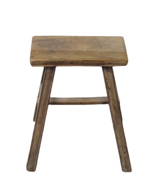 Vintage Chinese Farmer's Stool or Accent Table - Dyag East
